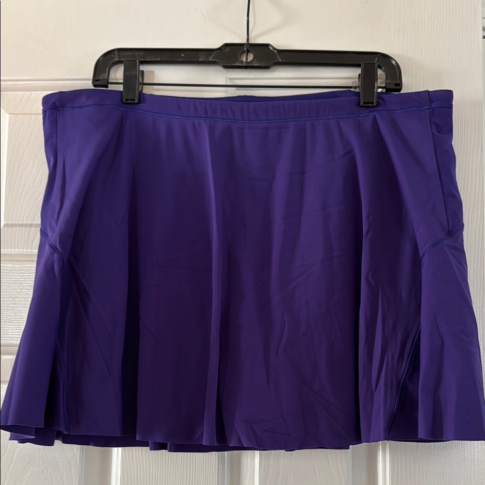 Athleta match point royal purple tennis skirt size xl tall (slightly longer)